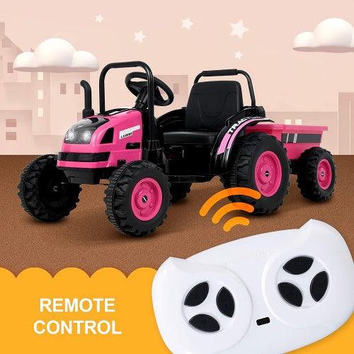 UENJOY 6V Tractor Kids Ride-On with Detachable Wagon - Toytexx UENJOY 6V Tractor Kids Ride-On with Detachable Wagon - Toytexx